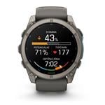 Garmin fenix® 9 – 51 mm, AMOLED, Titanium - Pebble Gray