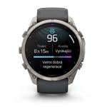 Garmin fenix® 9 Pro – 51 mm, AMOLED, Titanium - Graphite Black