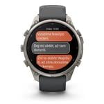 Garmin fenix® 9 Pro – inReach 47 mm, AMOLED, Titanium - Graphite Black