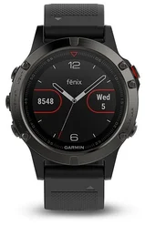 Garmin Fenix5 Gray Optic Black band