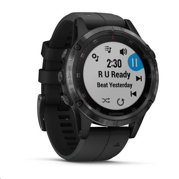fenix 5 black sapphire with black band