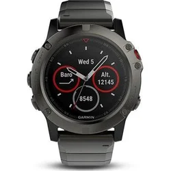 Garmin fenix5X Sapphire Gray Optic, Metal band