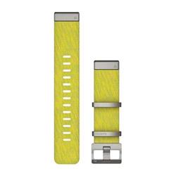 Garmin Řemínek QuickFit 22 mm, Tkaný nylonový řemínek, žluto-zelený