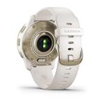 Garmin Venu 2 Plus, nerezová luneta Cream Gold, púzdro a silikónový remienok White 010-02496-12