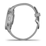 Garmin Venu 2Plus, nerezová luneta Silver, púzdro a silikónový remienok Gray 010-02496-10