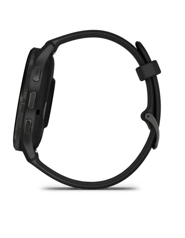 Garmin Venu 3, bridlicová/čierna, silikónový remienok