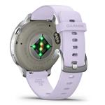Garmin Venu 4 41mm, Silver / Periwinkle silikonový řemínek