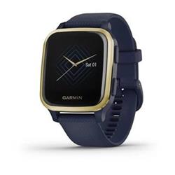 Garmin Venu Sq Music, LightGold/Blue Band 010-02426-12 - Wearables