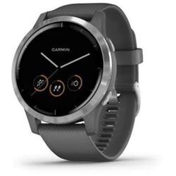 Garmin vívoactive4 Silver/Gray Band 010-02174-03 Chytré, sportovní GPS hodinky na sport i do společnosti, 45mm. - Wearables