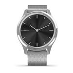 Garmin vivomove Luxe Silver so strieborným milanese pásikom 010-02241-23