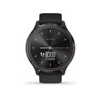 Garmin vivomove3 Sport, bridlicový/čierny remienok