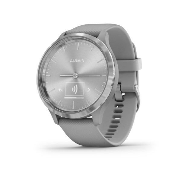 garmin vivomove hr gray suede band