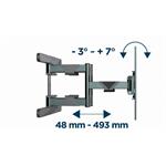 GEMBIRD Držák TV 37"-80" (60kg), otočný a náklopný