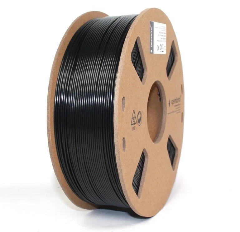 Gembird filament ABS 1.75mm 1kg, čierna 3DP-ABS1.75-01-BK