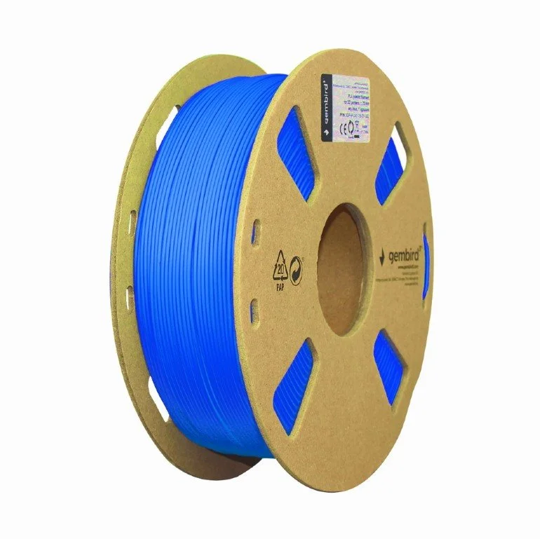 Gembird filament PLA 1.75mm 1kg, modrá 3DP-PLA1.75-01-B
