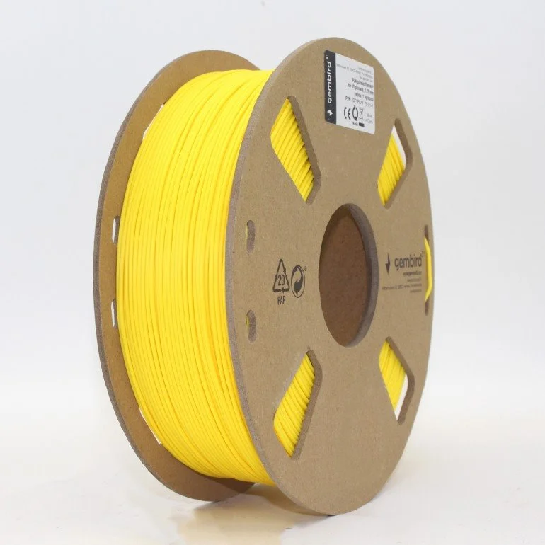 Gembird filament PLA 1.75mm 1kg, žltá 3DP-PLA1.75-01-Y