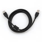 GEMBIRD USB 2.0 A-A predlžovací kábel 1,8 m Premium (čierny, feritový)