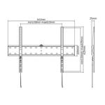 GEMBIRD WM-70F-01 držiak na TV, 37"-70" (40 kg)