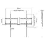 GEMBIRD WM-90F-01 držiak na TV, 43"-90" (70 kg)