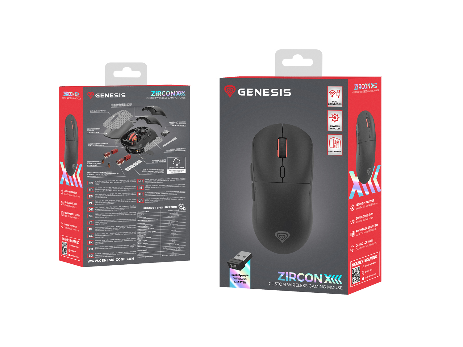 Genesis Zircon XIII, čierna