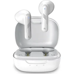 GENIUS Bezdrôtové slúchadlá TWS HS-M905BT White/ Bluetooth 5.3/ nabíjanie cez USB-C/ biele
