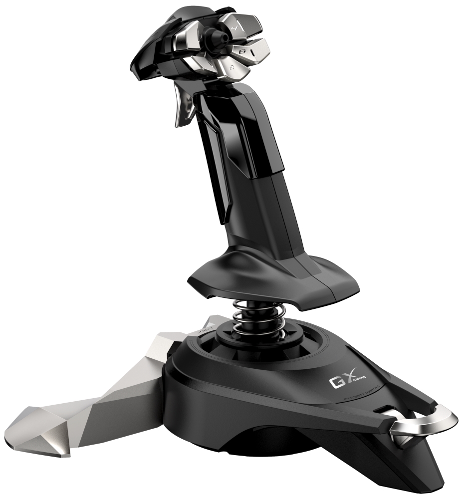 GENIUS GX Gaming joystick MaxFire F27/ drátový/ USB/ 4směrový/ 12 funkčních tlačítek/ pro PC