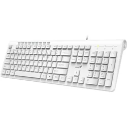 GENIUS Klávesnice SlimStar 230 bílá, USB 31310010407 - Klávesnice