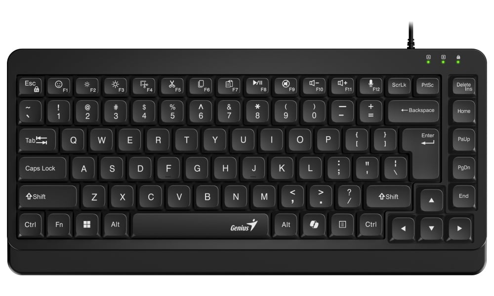 GENIUS LuxeMate 109/ Drátová/ USB/ Copilot/ černá/ CZ+SK layout