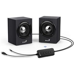 Genius repro SP-HF385BT/ 2.0/ Bluetooth 5.0/ 4W/ dřevěné/ černé