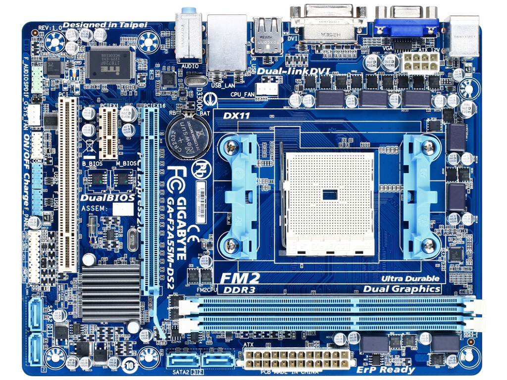 Совместимость gigabyte ga f2a55m ds2