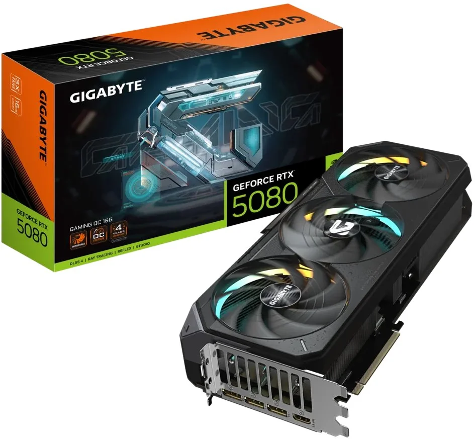 GIGABYTE GeForce RTX 5080 GAMING OC 16G