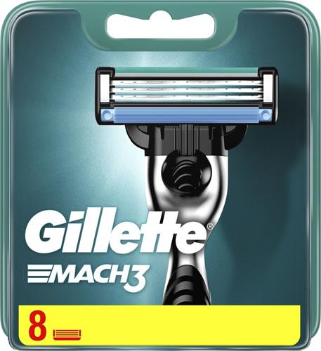 Gillette Mach3 Náhradní břity, 8 ks