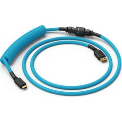 Glorious Coiled Cable Electric Blue, 1,37m, modrý