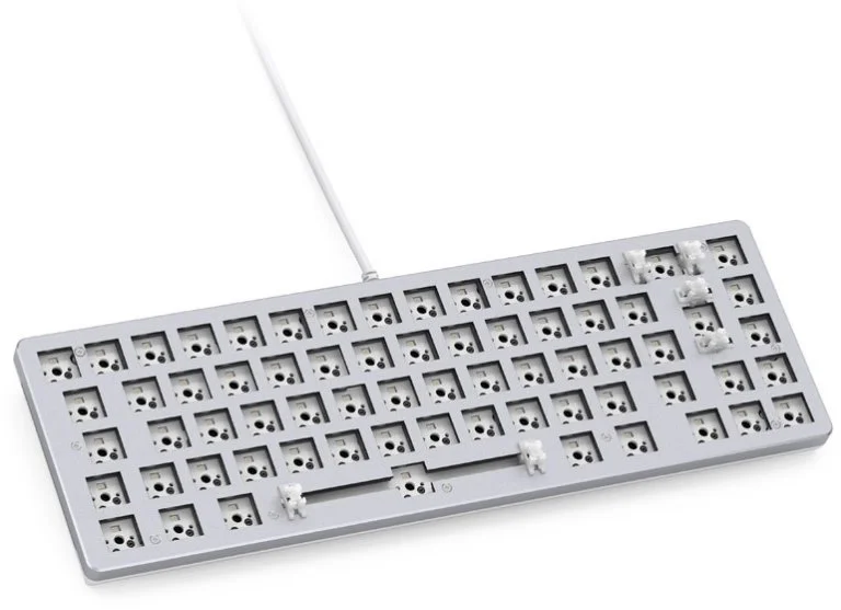 Glorious GMMK 2 klávesnice - Barebone, ISO-Layout, bílá
