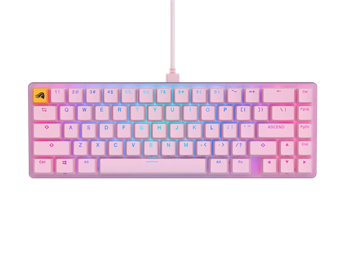 Glorious GMMK 2 klávesnice - Fox Switches, ANSI-Layout, růžová