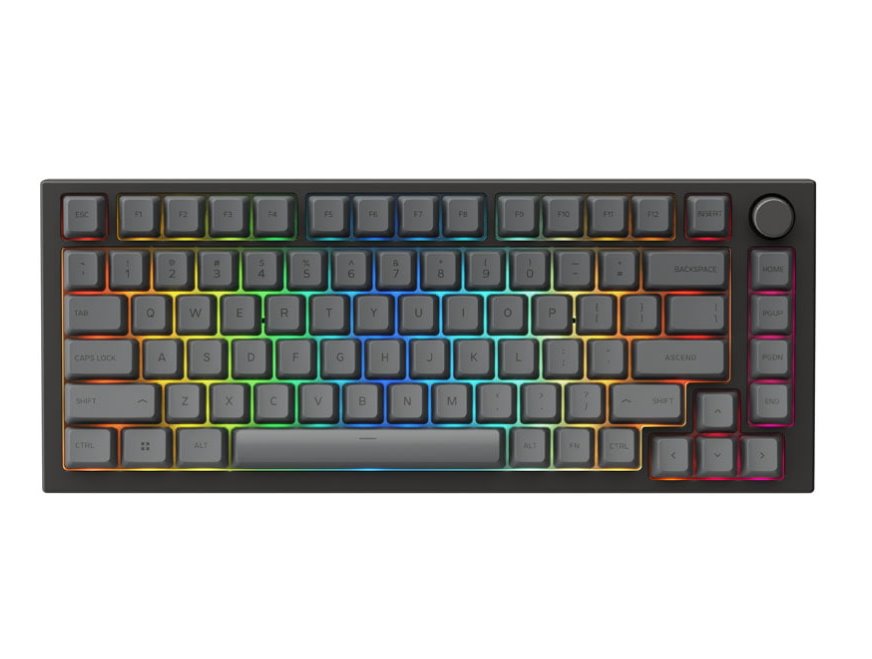 Glorious GMMK Pro Black Slate 75% TKL - Barebone, ANSI-Layout, černá