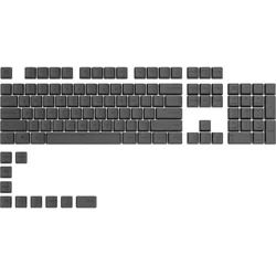 Glorious GPBT Kľúčenky - 114 PBT, ANSI, US-Layout, čierny popol