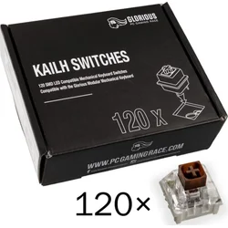 Glorious Kailh Box Brown Switches, 120 ks