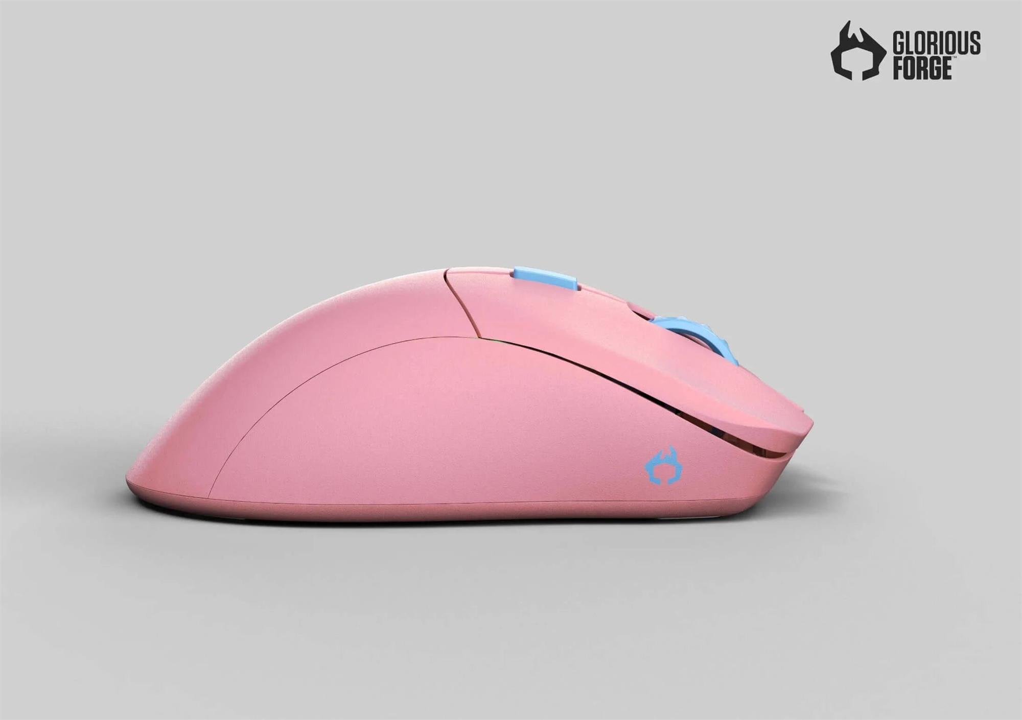 Glorious Model D PRO Wireless herní myš - Flamingo - Forge