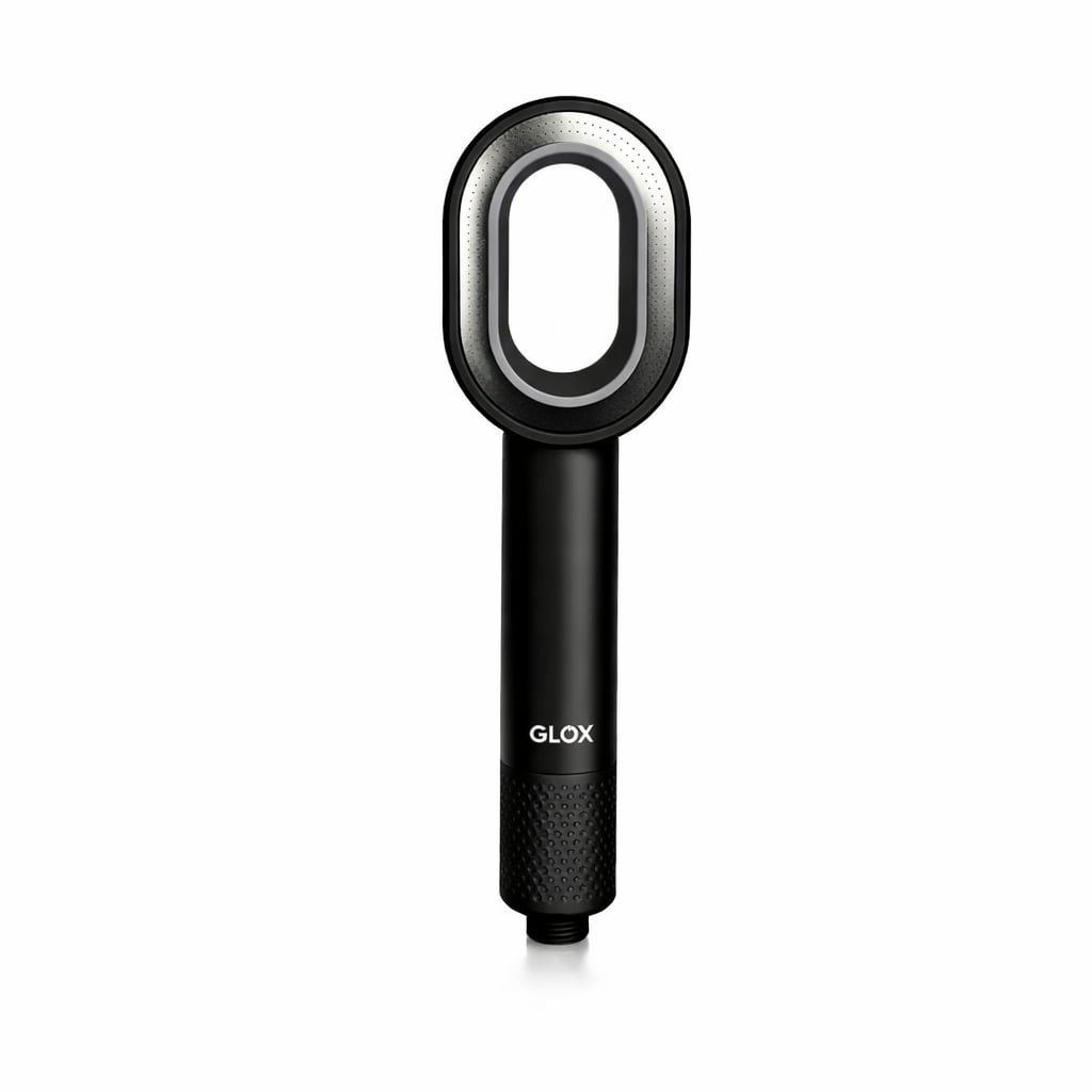 GLOX SH001B – Sada sprchovej hlavice s filtrom, čierna