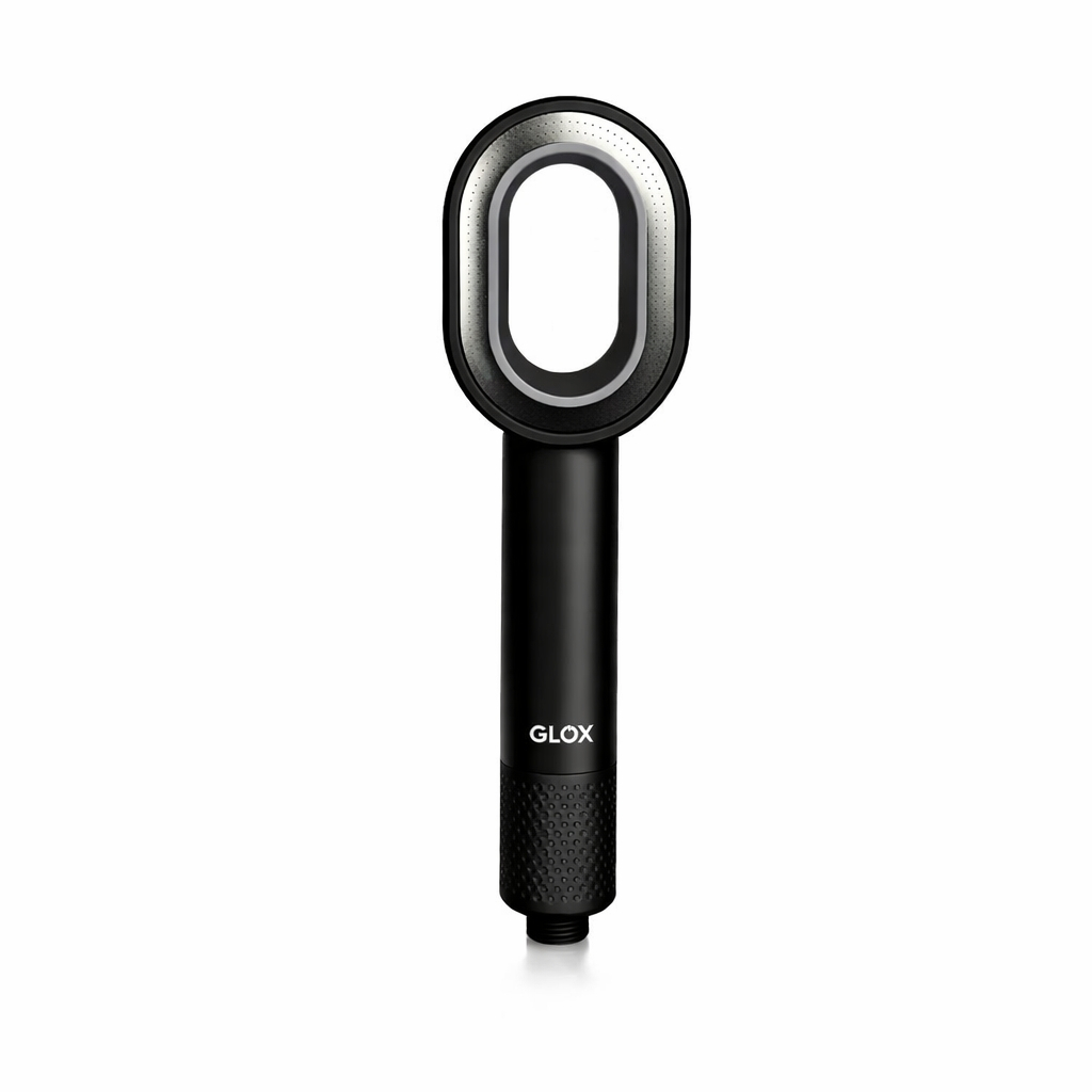 GLOX SH002B – Sprchová hlavica s filtrom, čierna