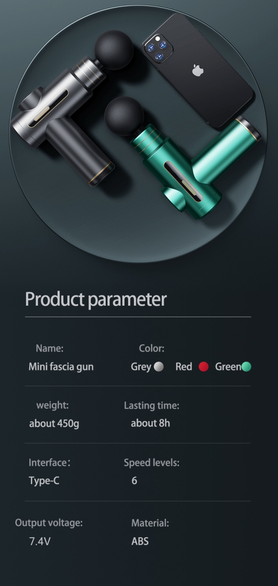 GLOX750S - Masážní pistole