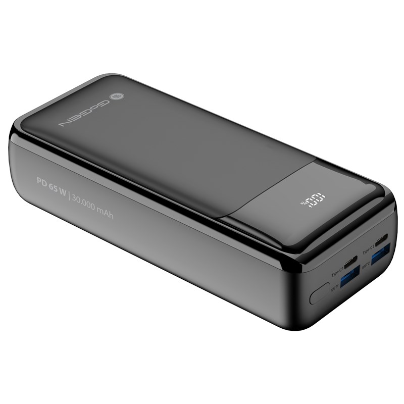 GoGEN 30000 mAh, PB300002B, powerbank, čierna
