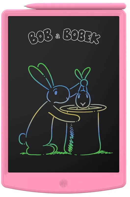 GoGEN BOB A BOBEK Tabuľka na kreslenie, ružová