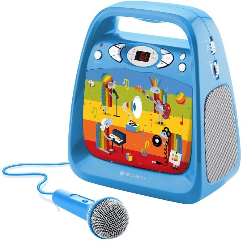 GoGEN CD prehrávač GoGEN DÉČKO KARAOKE B, modrá