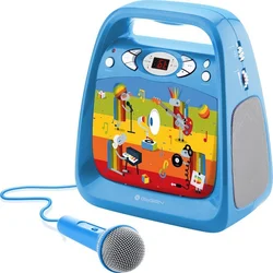GoGEN CD prehrávač GoGEN DÉČKO KARAOKE B, modrá
