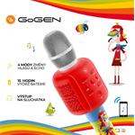 GoGEN Prenosný reproduktor GoGEN DÉČKO MIKROPHON, červený