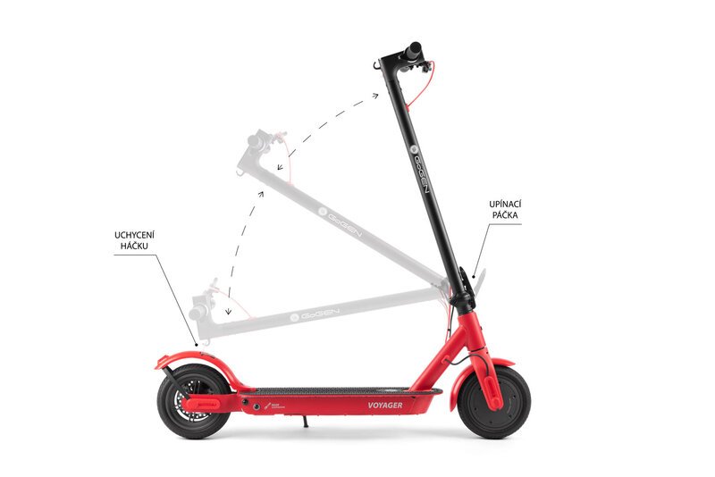 GoGEN VOYAGER S501R, červená