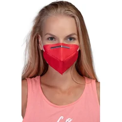 GoodMask GM2 respirátor FFP2 - 10ks červená P1497