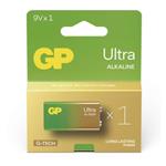 GP alkalická batéria ULTRA 9V (6LR61) 1Ks